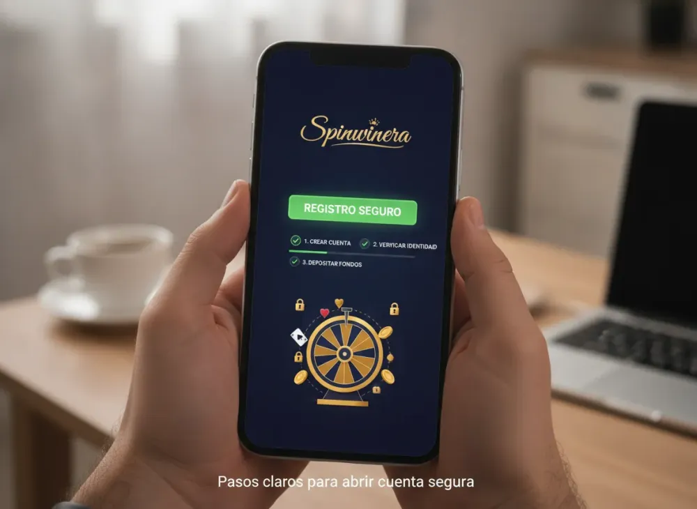 Spinwinera registro pasos claros para abrir cuenta segura